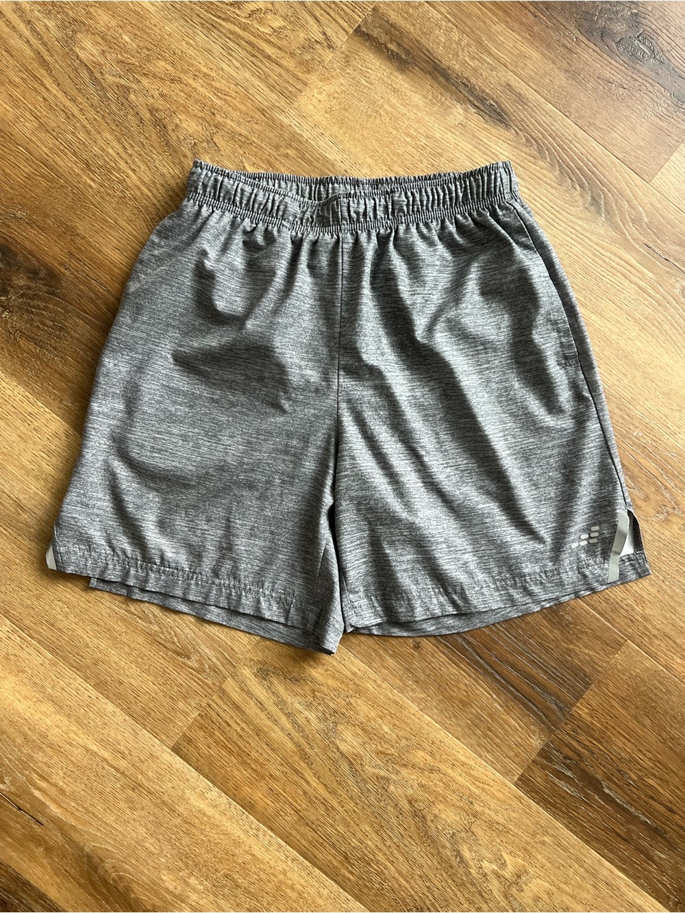 BCG Running Men's Size Small Gray Heather Shorts 6" Inseam Reflective Accent Gym